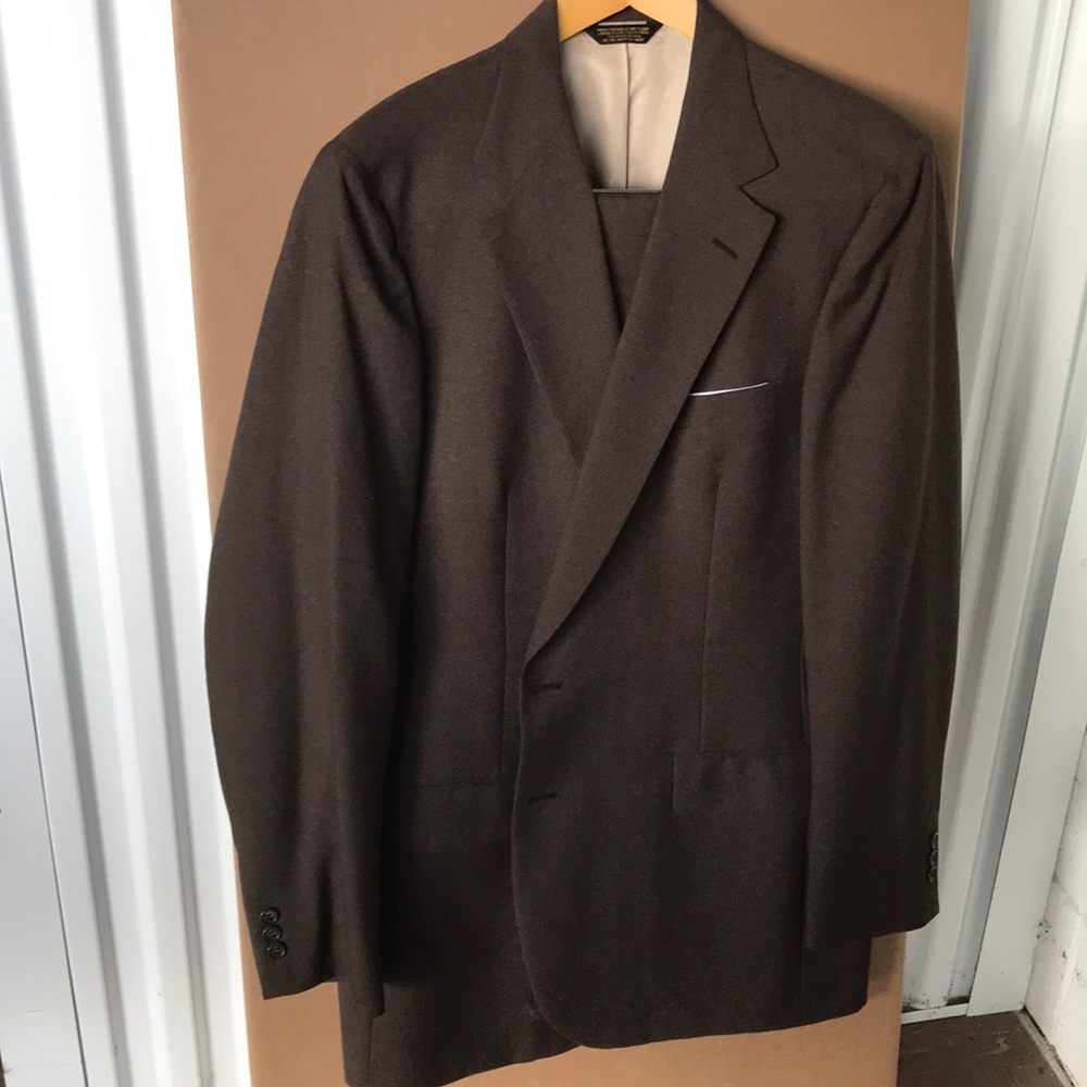 Cooper & Kramer Los Angeles Vtg suit Sz 42 XLG
